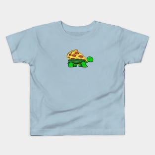 Turtle Delivering Pizza Kids T-Shirt